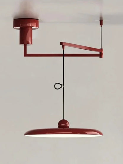 Verstelbare Hanglamp met Zwenkarm – Minimalistische Industriële Verlichting Metaal