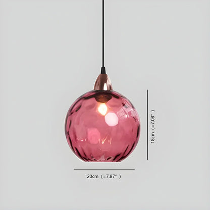 Hanglamp Glas E26 20 cm Grijs Eettafel Woonkamer Slaapkamer Rookglas Bollamp Pendellamp Sfeerverlichting