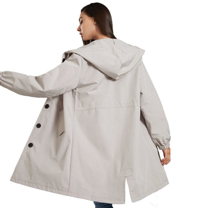 Dames Regenjack Lichtwaterdicht Klassiek Model