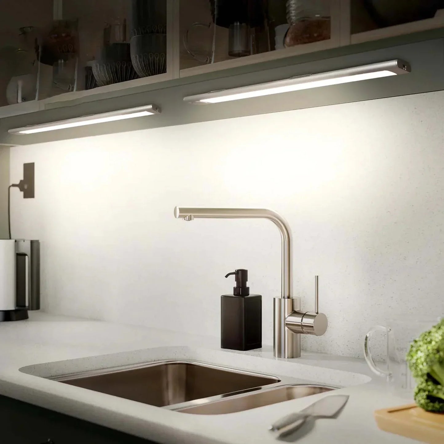 LED Balk Lamp Draadloos Aluminium Bewegingssensor Kast Hal