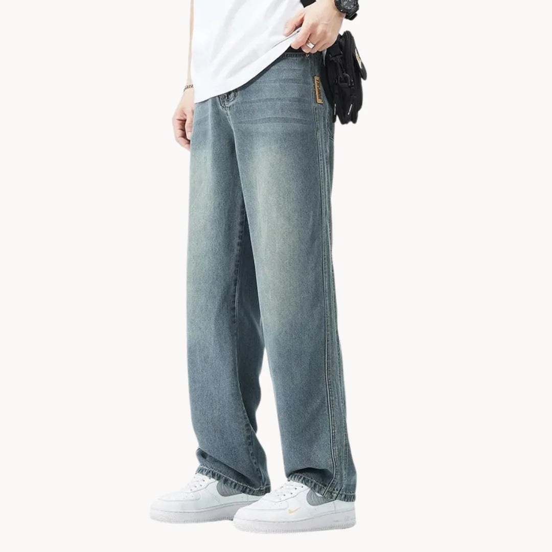 Heren Jeans Lichtgewassen Relax Fit