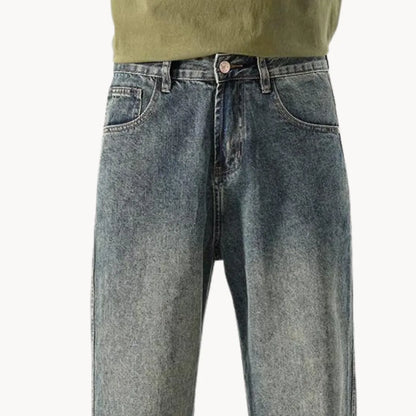 Relaxed retro jeans met rechte pasvorm