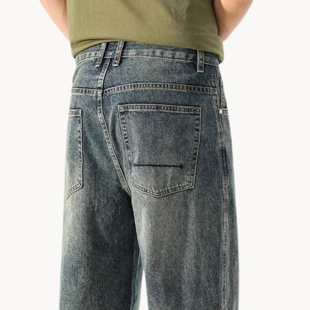 Relaxed retro jeans met rechte pasvorm