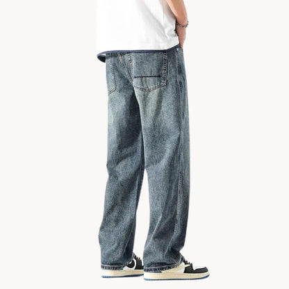 Relaxed retro jeans met rechte pasvorm