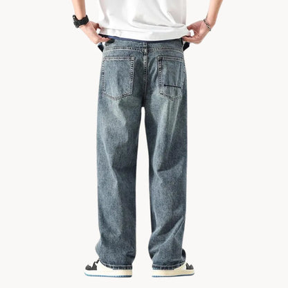 Relaxed retro jeans met rechte pasvorm