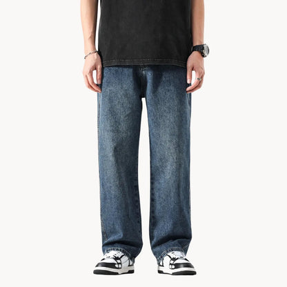 Relaxed retro jeans met rechte pasvorm
