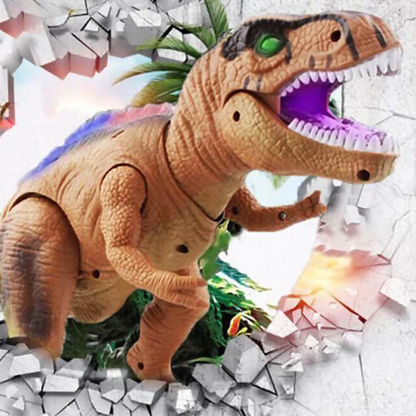 Interactieve Lopende Dinosaurus met Afstandsbediening en LED-Verlichting – Realistische T-Rex voor Kinderen