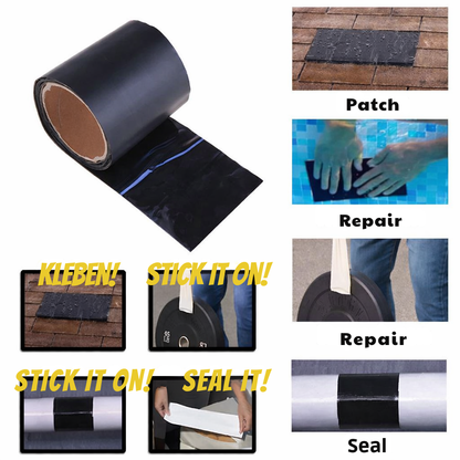 Reparatieband Waterdicht Extra Sterk Zwart Wit Transparant voor Lekken en Scheuren