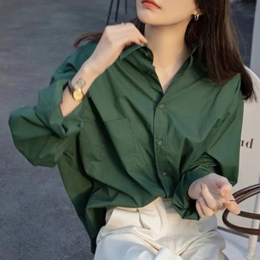 Retro Blouse Groen Zomerjurk Chique Stijl - StudioMarella