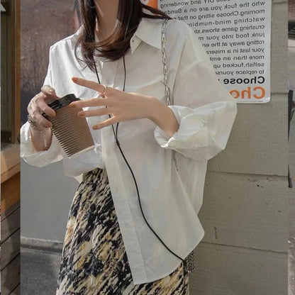 Vrouwelijke Lente Blouse met Bloemenprint