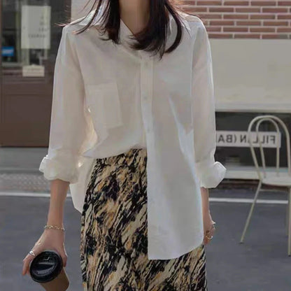 Vrouwelijke Lente Blouse met Bloemenprint