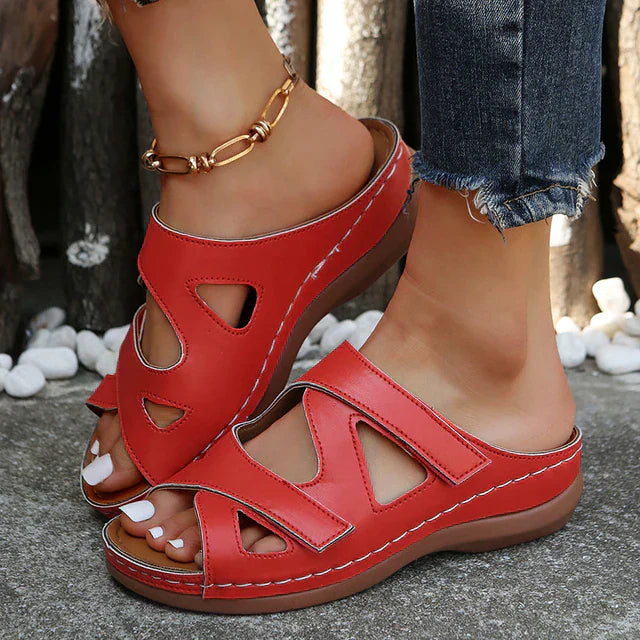 Orthopedische Sandalen Leder Comfortabel Steunzool