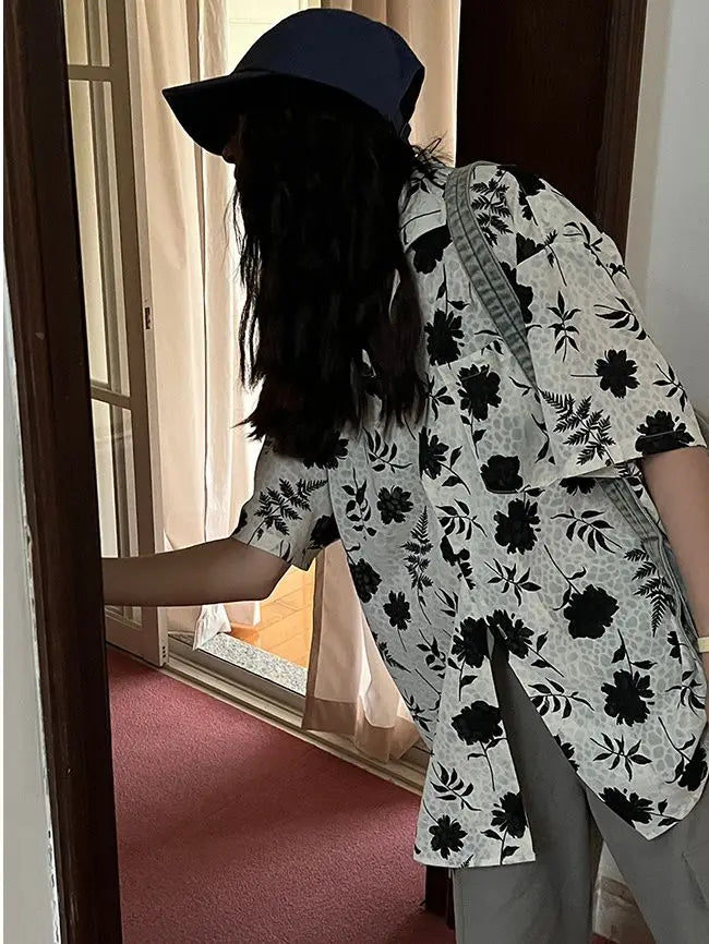 Vrouwelijke Zomer Blouse met Bloemenprint