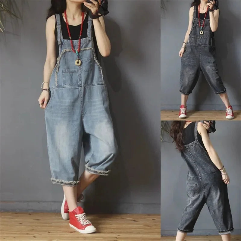 Vrouwelijke Tuinbroek Retro Stijl Comfortabel