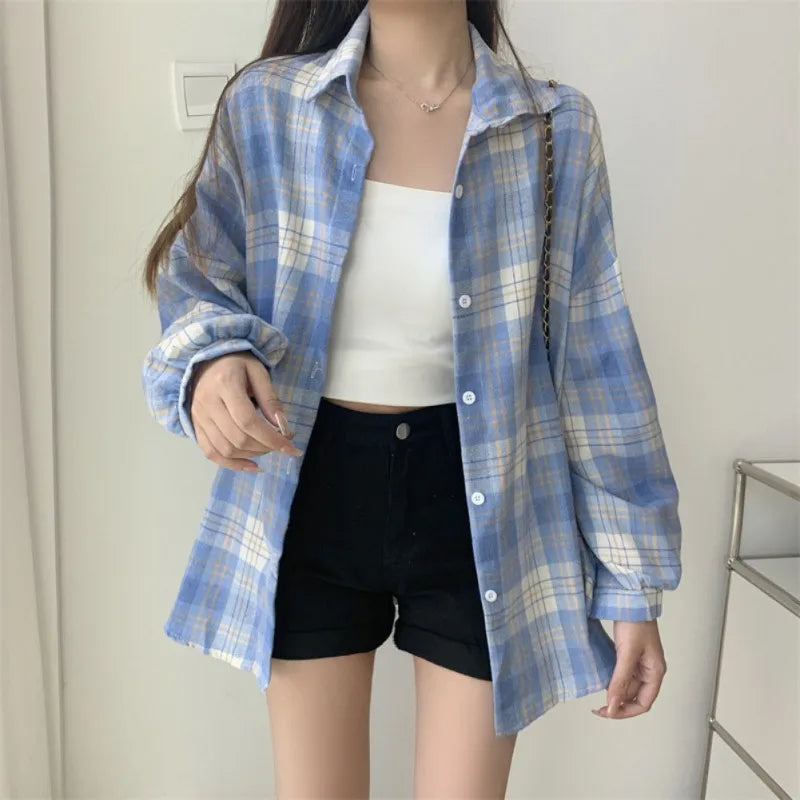 Vrouwelijke Retro Blouses Zomerkleuren