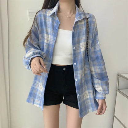 Vrouwelijke Retro Blouses Zomerkleuren