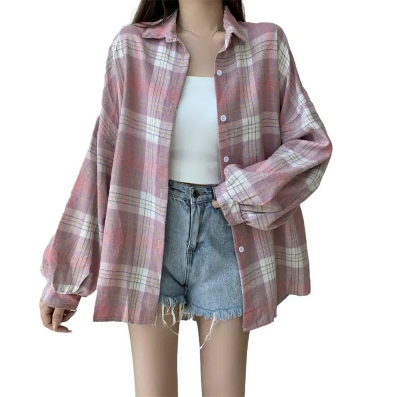 Vrouwelijke Retro Blouses Zomerkleuren