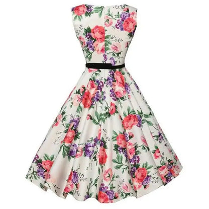 Retro Zomerjurk Elegant Vrouwenjurk voor Zomerse Dagen