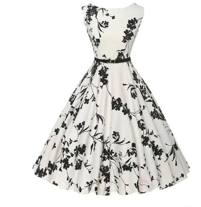 Retro Zomerjurk Elegant Vrouwenjurk voor Zomerse Dagen