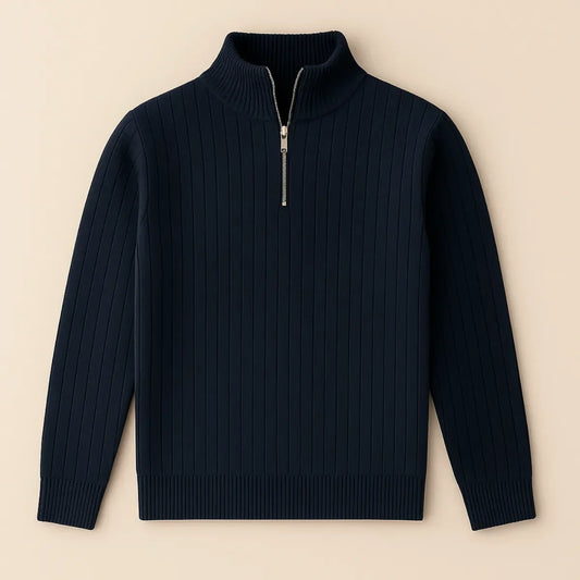Merino Trui Warm voor Heren en Dames met Opstaande Kraag - StudioMarella