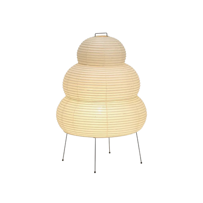 Rijstpapier staande lamp Ø40 x H23 inch wit woonkamer slaapkamer vloerlamp Japandi design sfeerlicht rijstpapier lamp