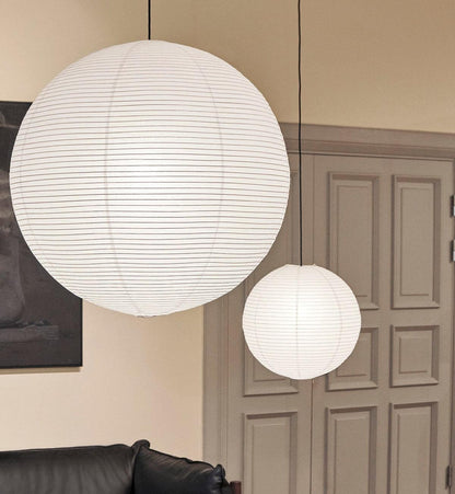 Japanse Mulberry Paper Hanglamp — Handgemaakte Washi Lampenkap Bol Sfeerverlichting