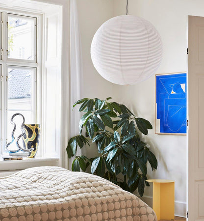 Japanse Mulberry Paper Hanglamp — Handgemaakte Washi Lampenkap Bol Sfeerverlichting