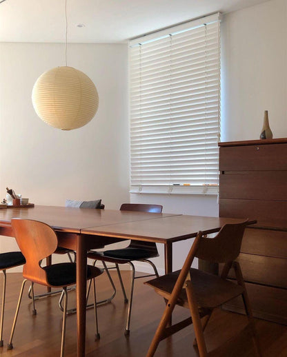 Japanse Mulberry Paper Hanglamp — Handgemaakte Washi Lampenkap Bol Sfeerverlichting