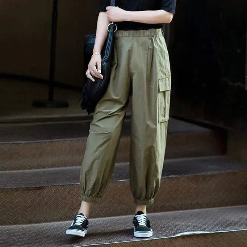 Cargo Broek Heren Zwart Comfortabel