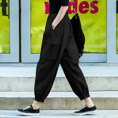 Cargo Broek Heren Zwart Comfortabel