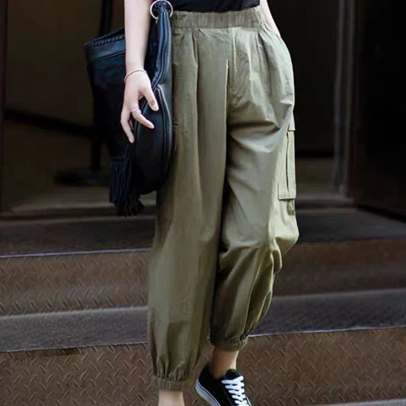 Cargo Broek Heren Zwart Comfortabel