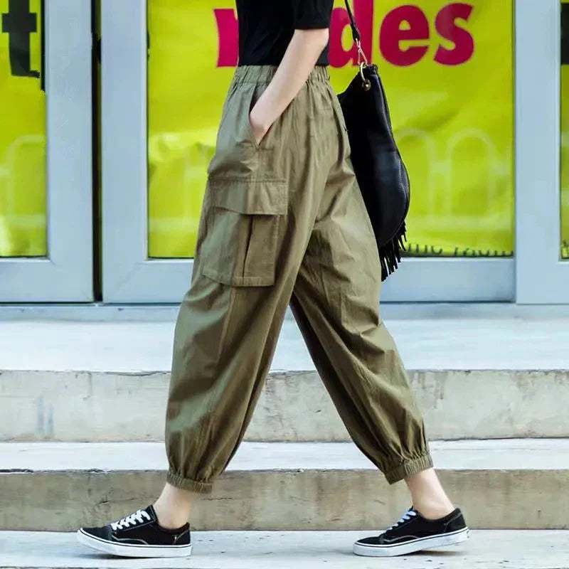 Cargo Broek Heren Zwart Comfortabel