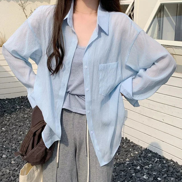 Vrouwen Zonbeschermingsblouse LichtBeschermend - StudioMarella