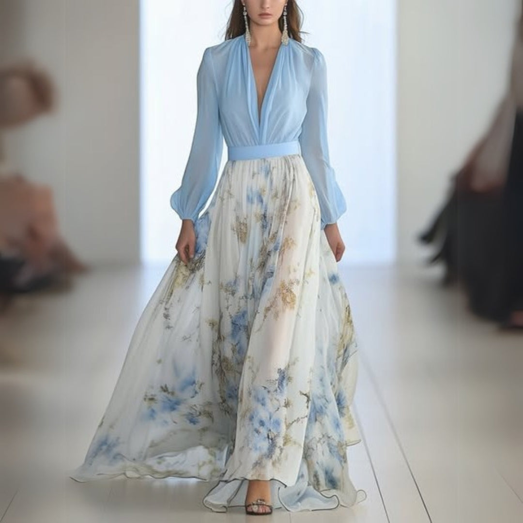 Maxi Jurk Bloemenprint Zomerjurk voor Vrouw - StudioMarella