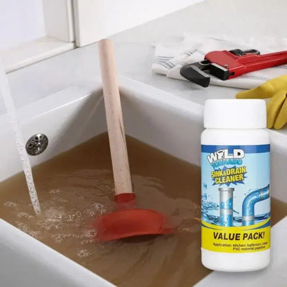 Afvoerreiniger Poeder 110g Keuken Bad Douche Toilet PVC Buizen Haar Vet Zeep Verstoppingen Oplossen Zonder Schrobben