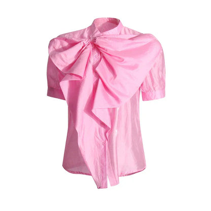 Vrouwelijke Luchtige Blouse Elegant Design