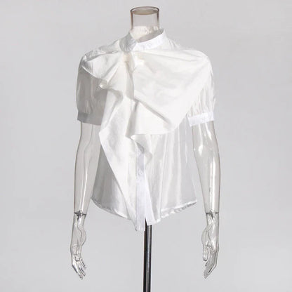 Vrouwelijke Luchtige Blouse Elegant Design