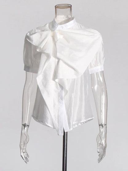 Vrouwelijke Luchtige Blouse Elegant Design