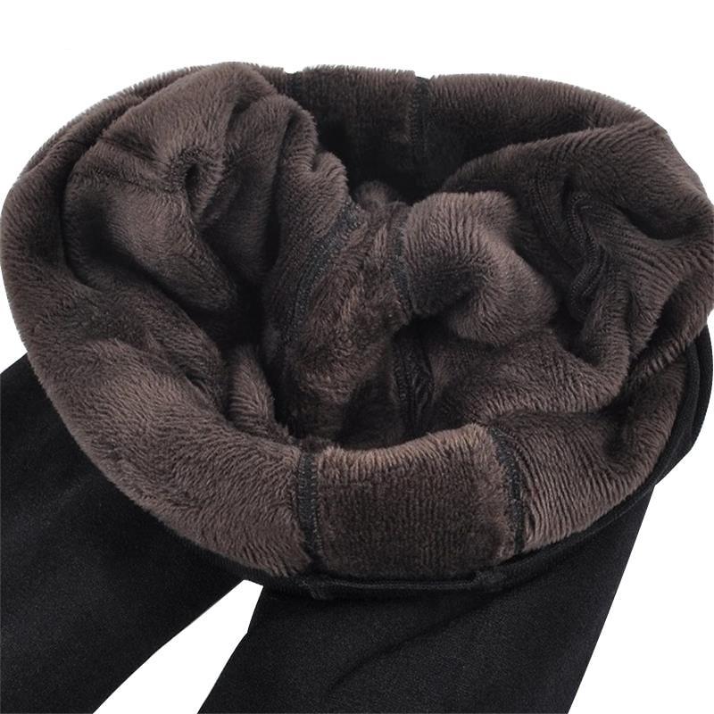 Dames Fleece Legging Warm en Zacht voor de Winter