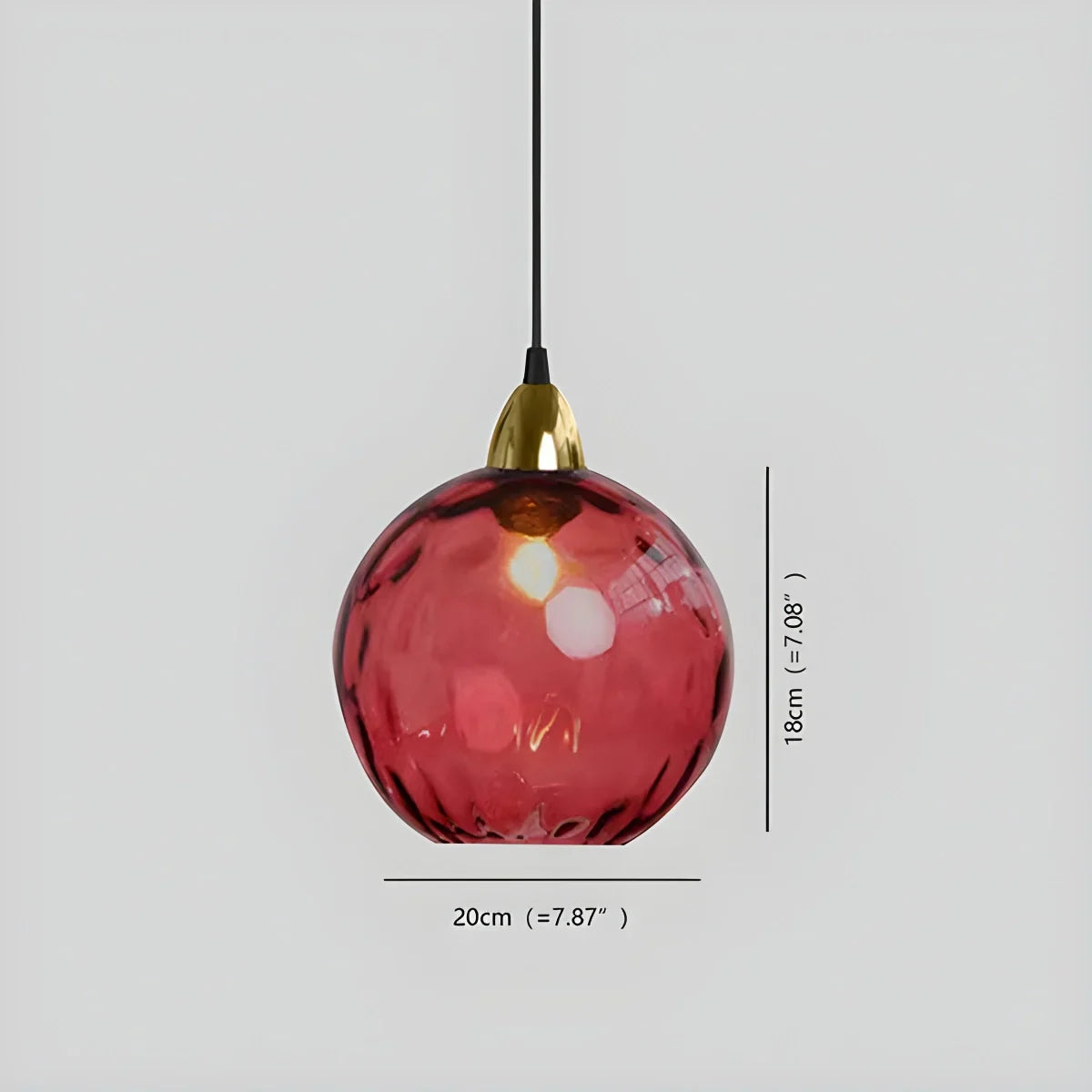 Hanglamp Glas E26 20 cm Grijs Eettafel Woonkamer Slaapkamer Rookglas Bollamp Pendellamp Sfeerverlichting