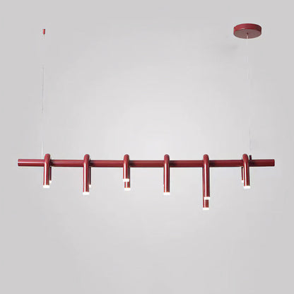 Rosso U-vormige Kroonluchter — Moderne Metalen Hanglamp met LED-Verlichting