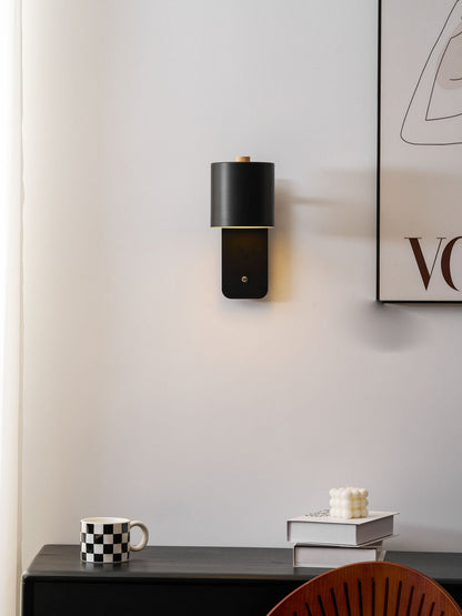 Draaibare Wandlamp Oplaadbaar USB-C 350° Rotatie Dimbaar Touch 4 Kleuren