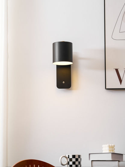 Draaibare Wandlamp Oplaadbaar USB-C 350° Rotatie Dimbaar Touch 4 Kleuren