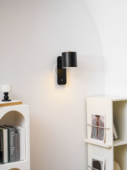 Draaibare Wandlamp Oplaadbaar USB-C 350° Rotatie Dimbaar Touch 4 Kleuren