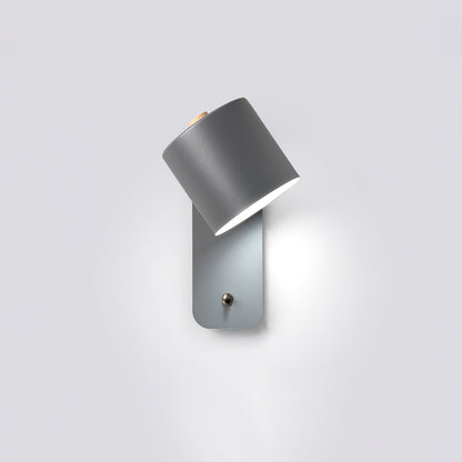 Draaibare Wandlamp Oplaadbaar USB-C 350° Rotatie Dimbaar Touch 4 Kleuren