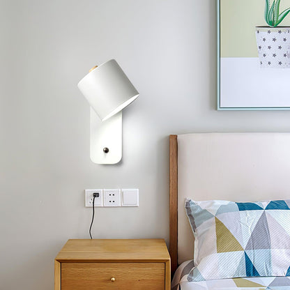 Draaibare Wandlamp Oplaadbaar USB-C 350° Rotatie Dimbaar Touch 4 Kleuren
