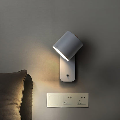 Draaibare Wandlamp Oplaadbaar USB-C 350° Rotatie Dimbaar Touch 4 Kleuren