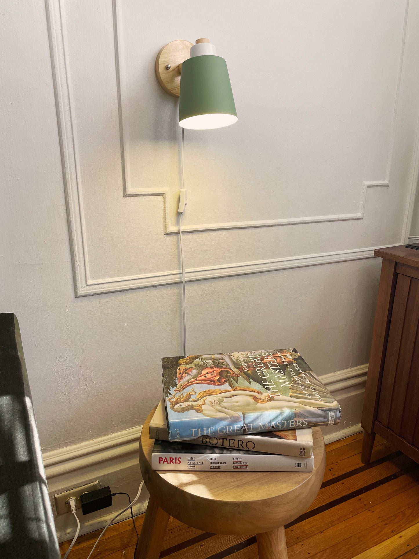 Wandlamp Hout Metaal Draaibaar E27 Leeslamp Slaapkamer Woonkamer Scandinavisch