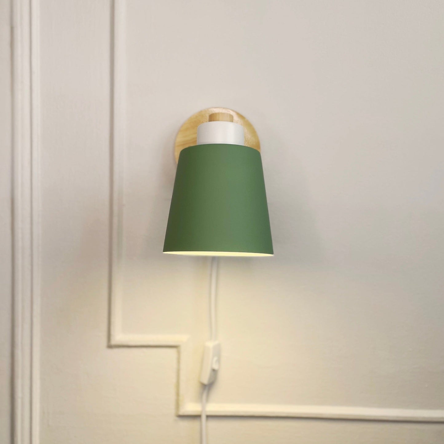 Wandlamp Hout Metaal Draaibaar E27 Leeslamp Slaapkamer Woonkamer Scandinavisch