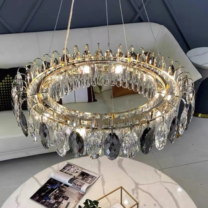 Moderne Kristallen Kroonluchter Set voor Woonkamer en Eetkamer